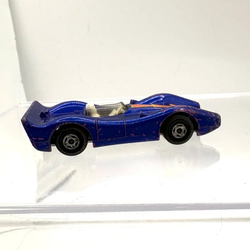 Vintage 1971 Matchbox Superfast Blue Shark No 61 Lesney Made in England Blue
